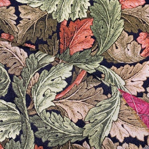 Tessuto per arazzi "Foglie d'acanto" - tessuto jacquard - tessuto floreale per tappezzeria - progetti di arredamento artistico per la casa - cucito di vari oggetti artistici.