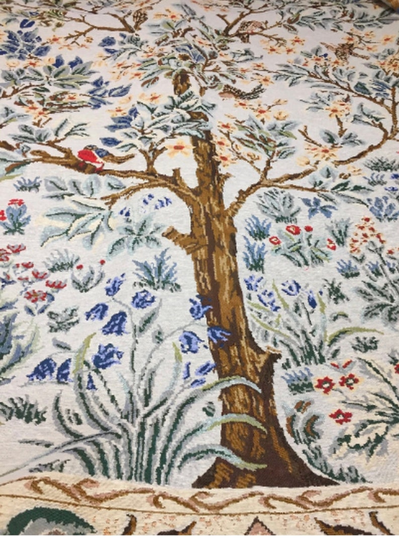 William Morris Tree of Life Tapestry: Medieval Jacquard Woven Wall ...