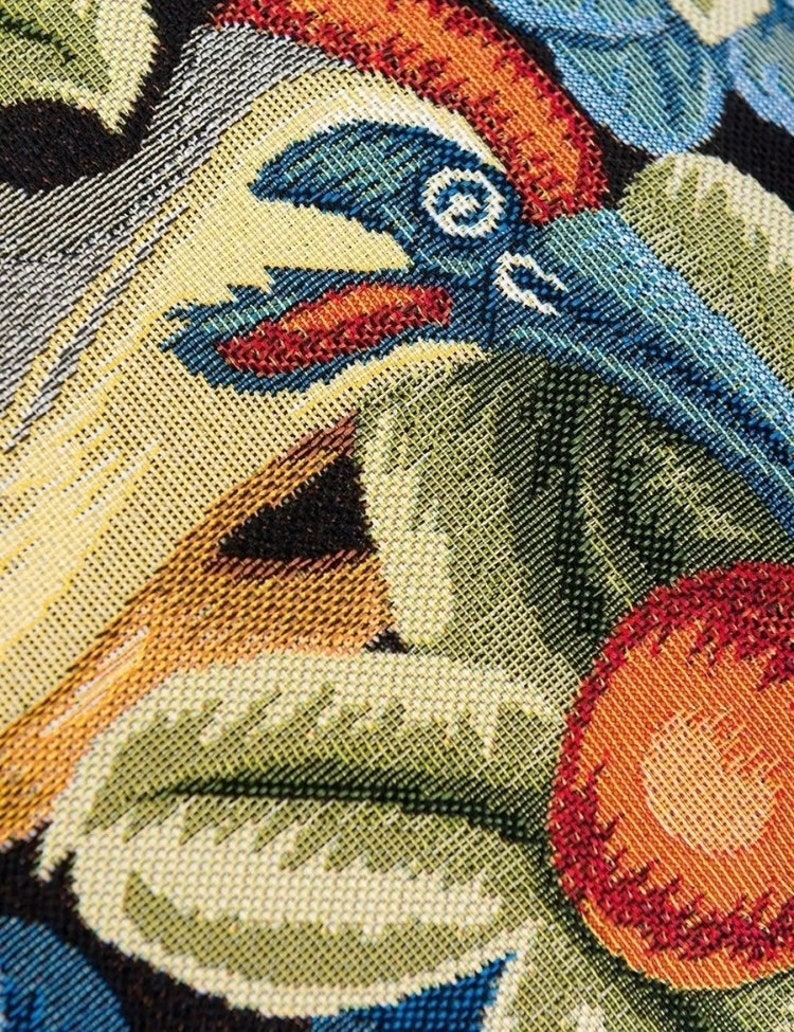 MorrisTapestry Woven Tapestry Pillow Cover - Thumbnail 3
