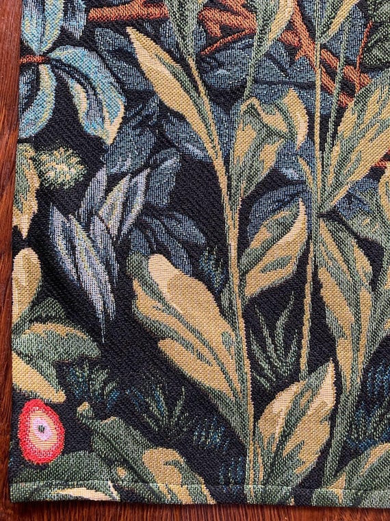 William Morris Tapestry: Magic Forest Jacquard Weaving (55x45) - Etsy