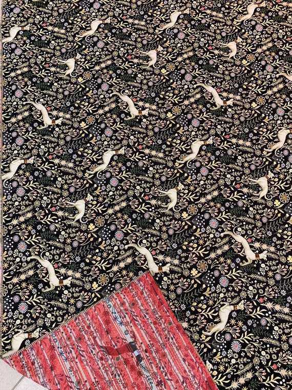 ウィリアム・モリス様式 ヴェルデュール 動物 ラグ タペストリー