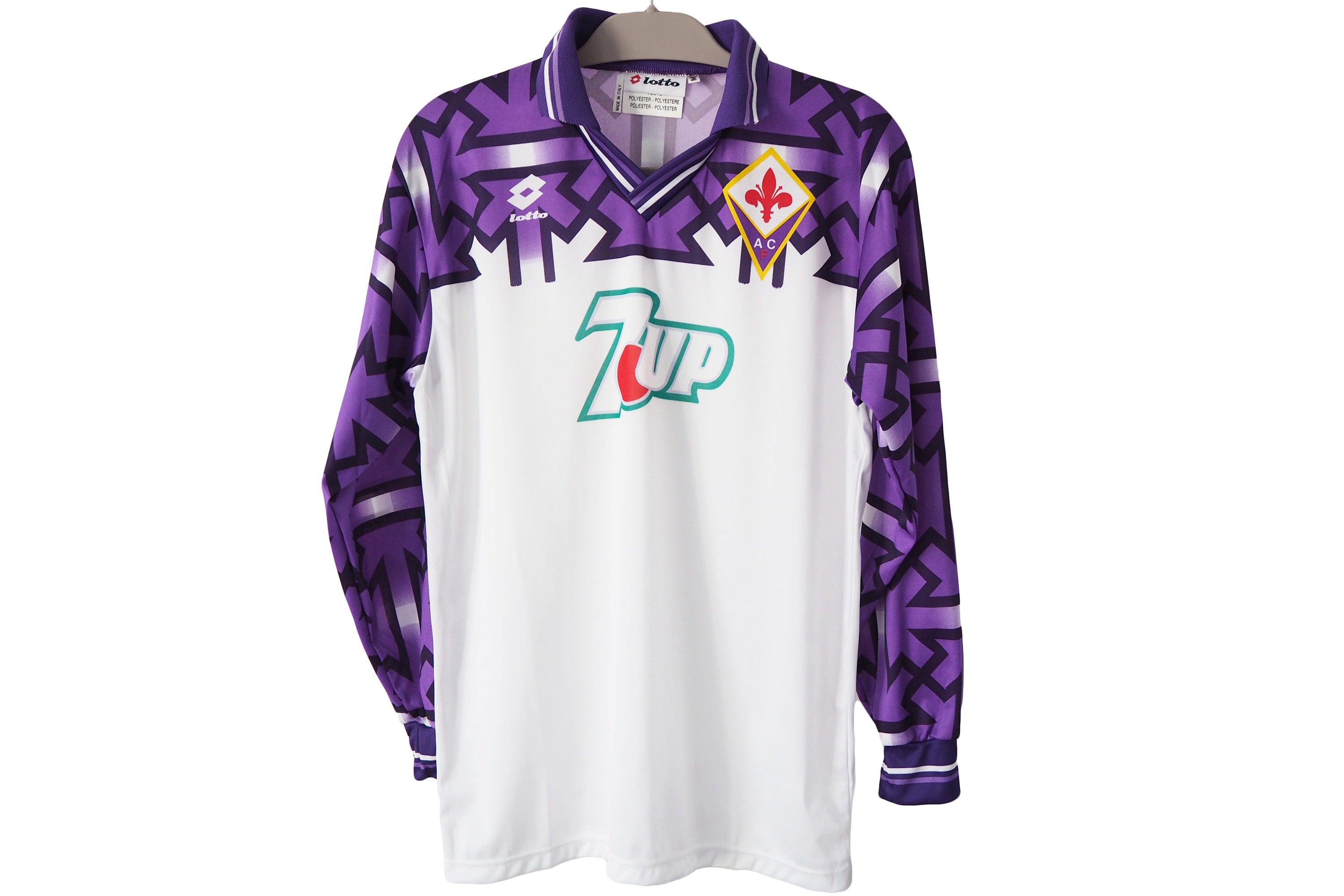 Vintage FIORENTINA Lotto 1992/93 Jersey T-shirt met lange - Etsy België