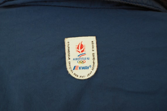 Parka Vintage Jeux Olympiques Albertville 1992 K-Way - Taille XL Noir Occasion Très Bon état