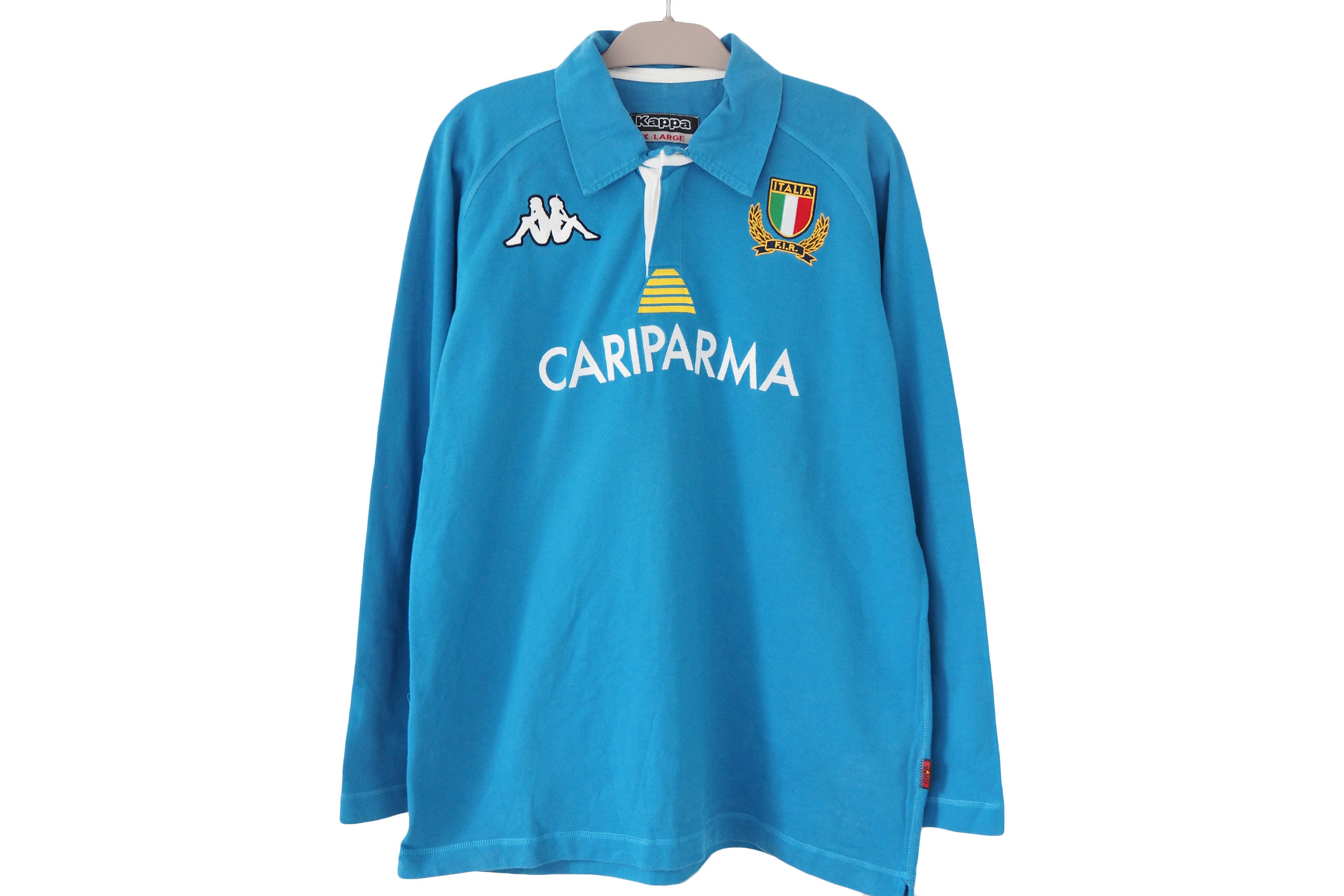 Vintage ITALIA Nacional Rugby Camiseta grande - Etsy