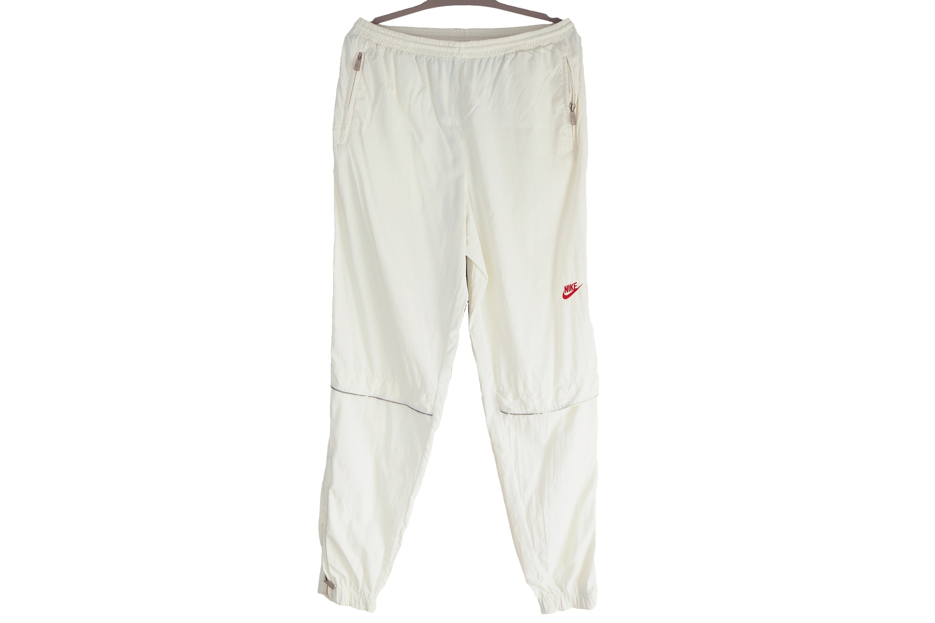 Nike White track Pants