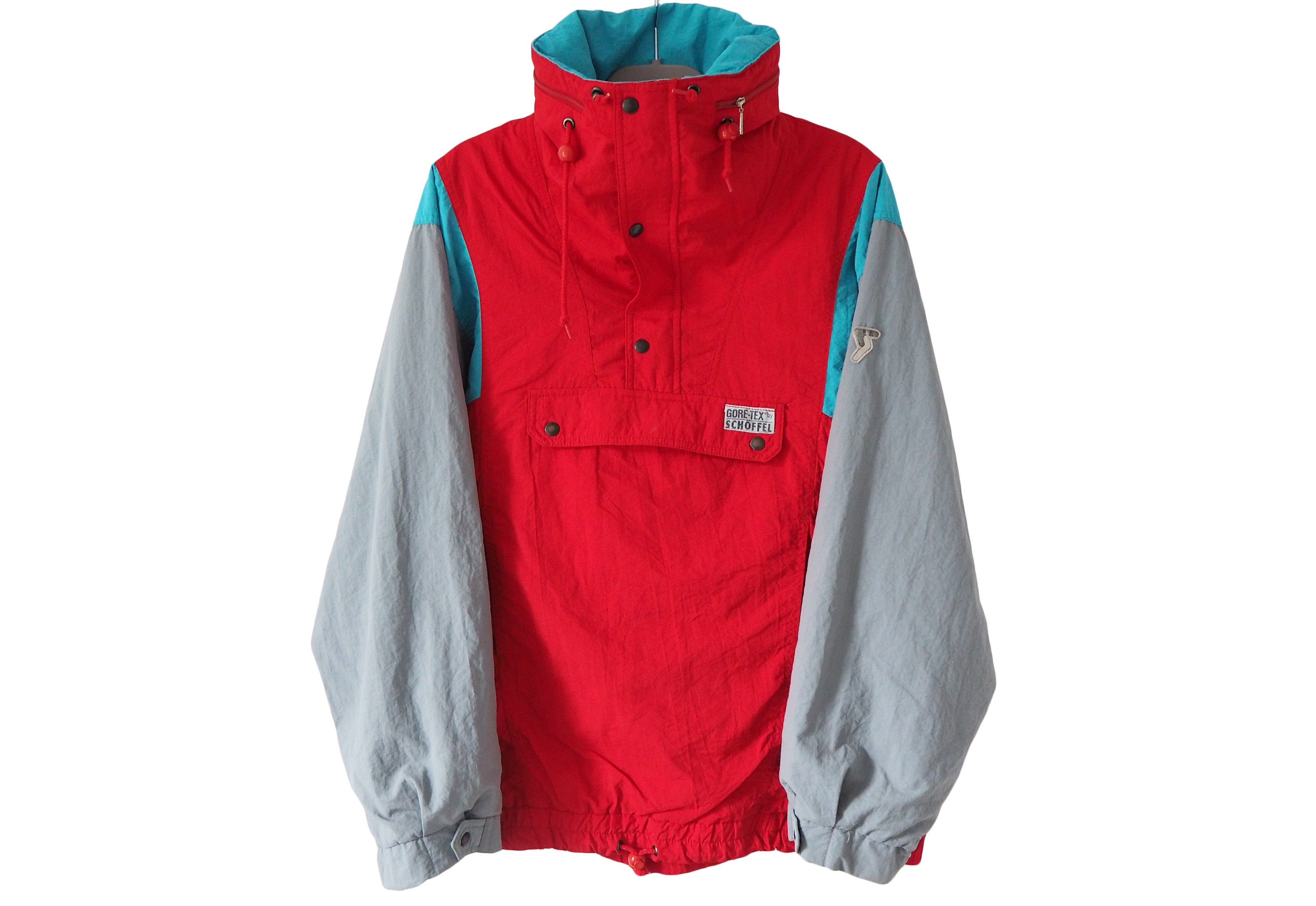 Onderzoek huilen Rally Vintage SCHOFFEL Ski Anorak Jacket Size L Oversize Red 90s - Etsy Sweden