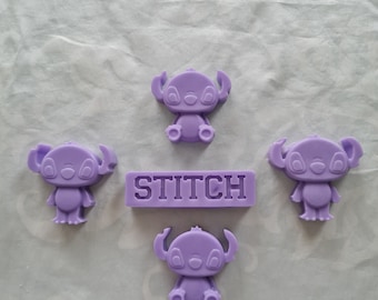 4er Set Stitch Figuren Seife verschiedene Sorten Unisex für Kinder
