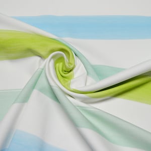 Jersey fabric - wide stripes - from HILCO
