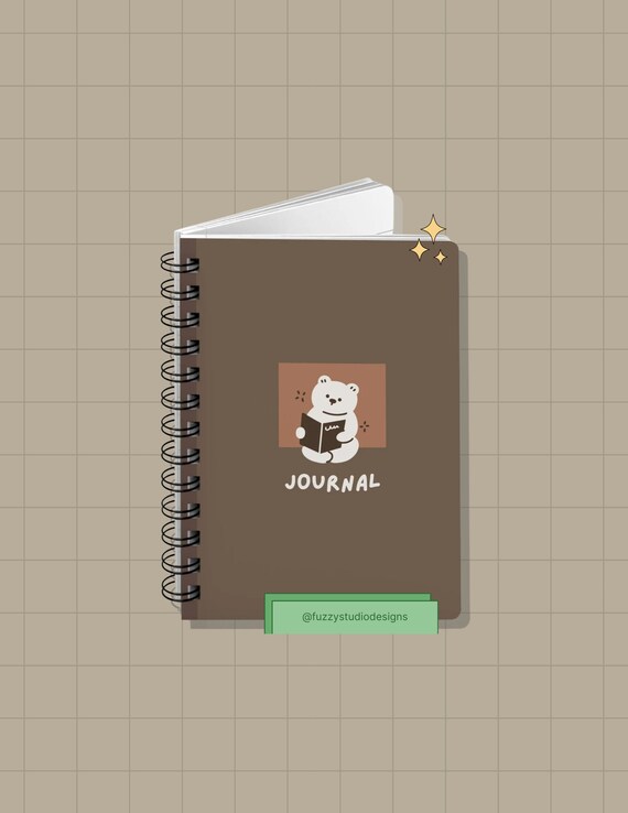 Kawaii Notebook, Kawaii Journal, Spiral Bound Journal, Cute Kawaii