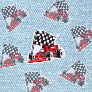 Wholesale Patch Sponsor Racing Embroidered Iron On Patch Applique Sew Random
