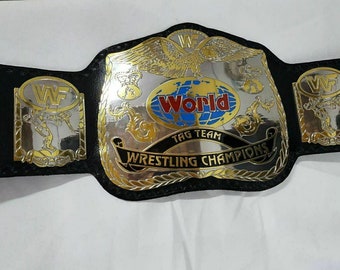 WWWF World Championship Wrestling Belt Bruno Sammartino Adult Replica Plates New 