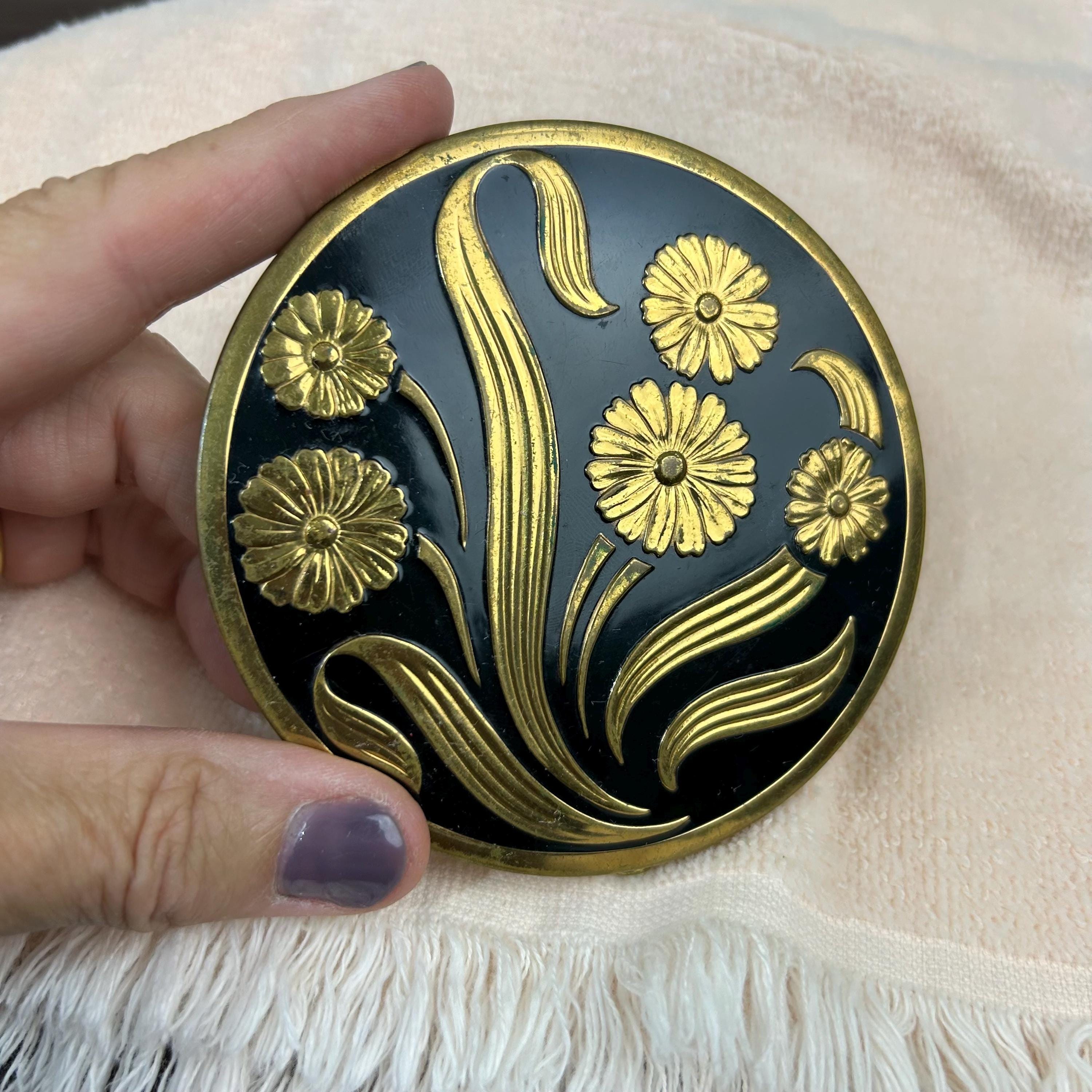 Rex Fifth Avenue Vintage compact with Comn Duo Rex Fifth Avenue Compact - Etsy main image 3