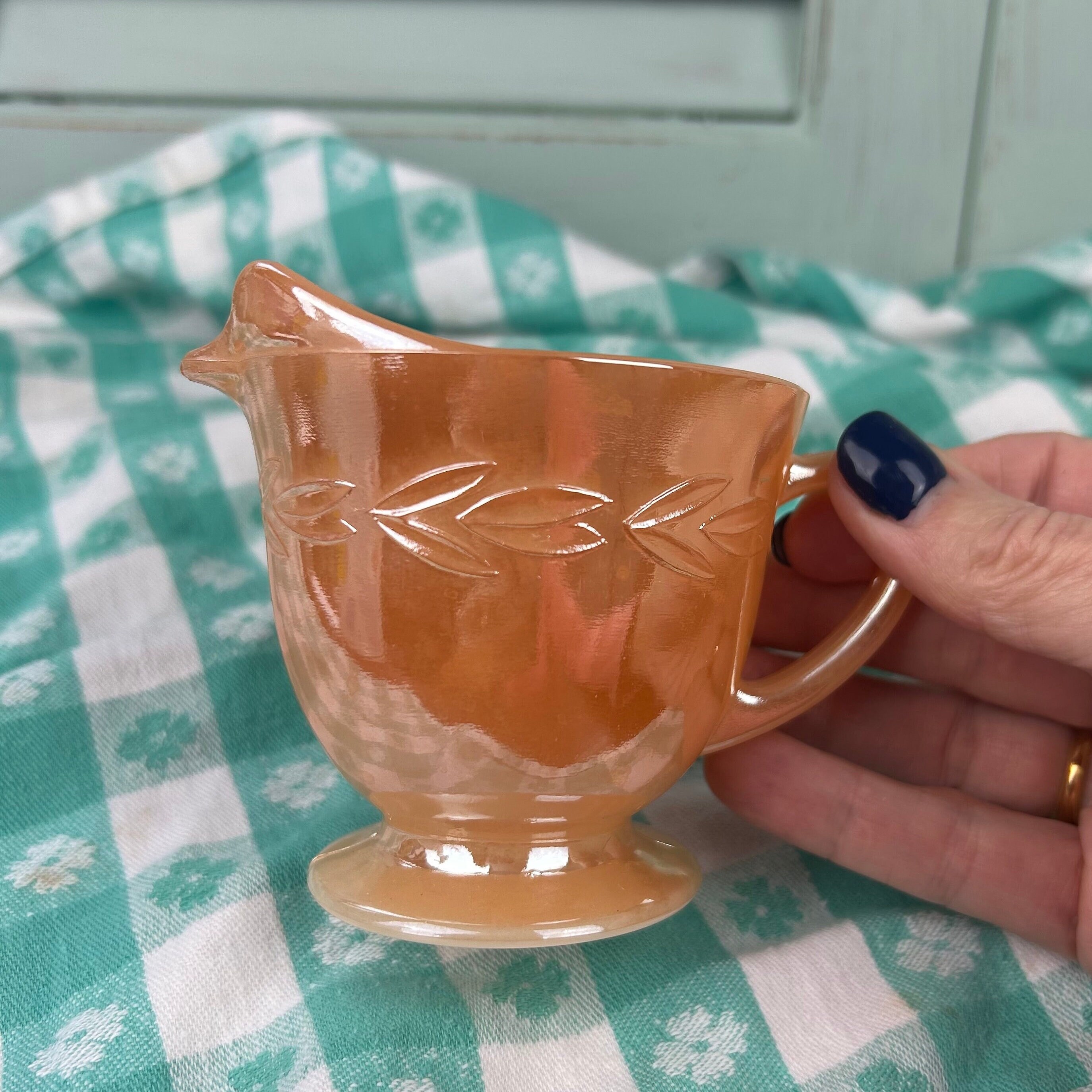 Fire King Pitcher - Etsy