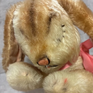 Sleeping Vintage Steiff Bunny - Etsy