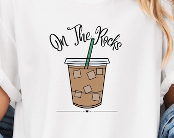 Camiseta de café Comfort Colors® Regalo para amantes del café helado Camiseta para amantes del café Camiseta para mamá necesita café Camiseta para café barista Camiseta moderna para amantes del café