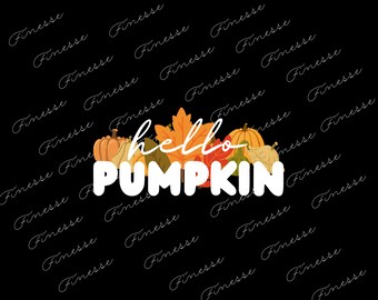 Hallo pompoen png, herfst vibes png, herfst png, retro herfst png, herfst png, instant download, sublimatieontwerp, Thanksgiving png