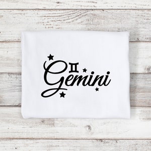 Unisex Gemini Zodiac Tee, Astrology Gemini Shirt, Gemini Tees, Gifts for Gemini, Zodiac Gift, Gemini T-Shirts, Graphic Tees, Front & Back