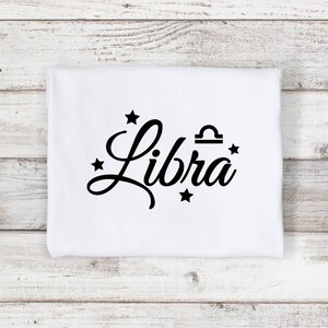 Libra Zodiac Tee, Astrology Libra Shirt, Libra Tees, Gifts for Libra, Zodiac Gift Tee, Libra T-Shirts, Graphic Tees, Front & Back