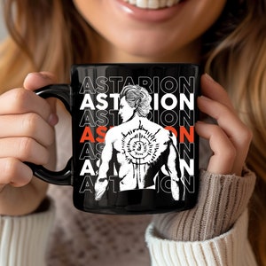 Astarion DND Mug Baldurs Gate 3 Girl Dinner Vintage Mugs Gift For Women Men Dungeon & Dragons Accessories Vampire BG3 Gift Dimension 20