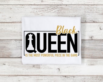 Black Queen Shirt, Black Women Empowerment Tee, Gift For Her, Melanin Queen Tees, Afrocentric Women shirts, Black Girl Magic