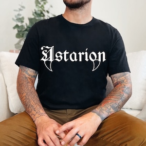 Astarion T Shirt Baldurs Gate 3 Astarion Vintage Shirt Gift For Him Unisex Tee Astarion High Elf BG3 Merch Astarion Gift For Her Karlach