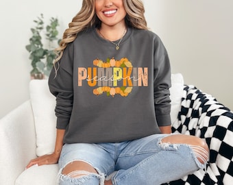 Pumpkin Season Sweatshirt, Vintage Autumn Sweater, Thanksgiving Women's Shirt, Pumpkin Patch Shirt, Teachers Autumn T-Shirt, Pumpkin Tee