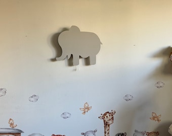 Lampe girafe, lampe dinosaure, lampe éléphant, lampe hippopotame, animaux de la chambre de bébé safari, veilleuse safari, déco chambre d'enfant safari, cadeau personnalisé pour bébé