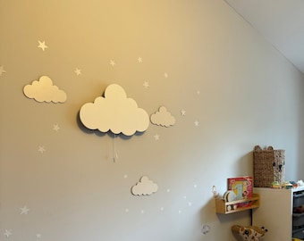 Cloud Light, Baby Room Decor, Cloud Night Light, Nursery Wall Decor, Cloud Lamp, Kids Wall Lamp, Nursery Wall Art, Nursery Light, Baby Lamp