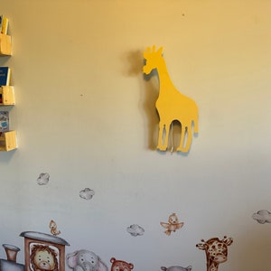Giraffe Lamp, Elephant Lamp, Hippo Light, Giraffe Gift, Safari Night Light, Safari Nursery Animals, Safari Nursery Decor, Custom Baby Gift