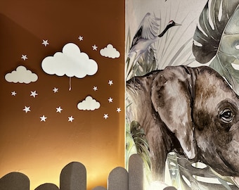 Cloud Lamp, Nursery Lamp, Cloud Night Light, Wall Lamp, Baby Room Light, Cloud Light, Nursery Decor, Newborn Gift, Kids Room Decor