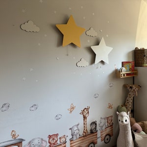 Star Night Light, Baby Lamp, Nursery Lighting, Baby Room Decor, Star Lamp, Nursery Wall Light, Nursery Decor, Baby Girl Decor, Birthday Gift image 9