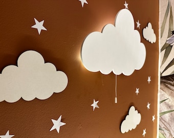 Cloud Lamp, Cloud Light, Baby Night Light, Nursery Wall Light, Kids Room Decor, Nursery Wall Art, Nursery Light, Nursery Lamp, Baby Gift