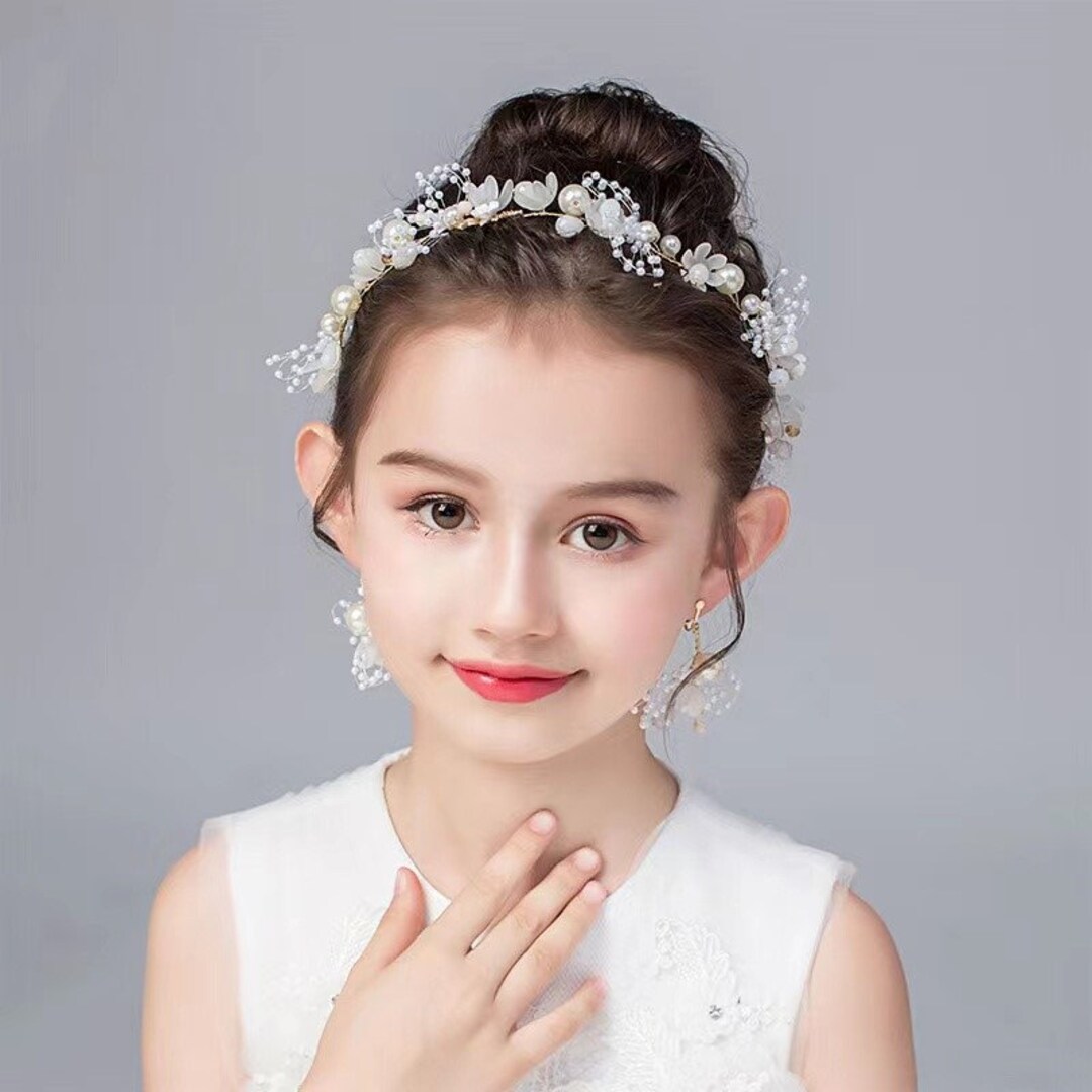 Girls Headbands / Flower Girl Headbands / Wedding Headbands / Etsy UK