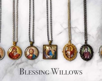 Customized Patron Saint Necklace