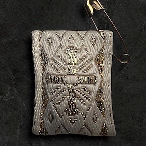 Handmade Orthodox Amulet, Greek Orthodox Filakto, Protection Charm, Christian Amulet, Greek Charm, Orthodox Cross - Silver