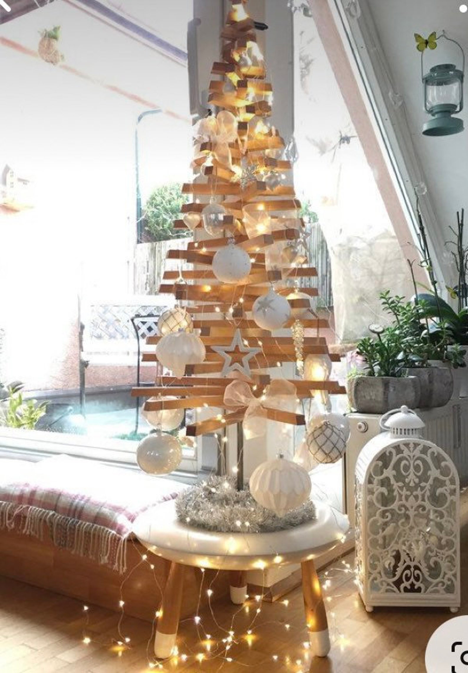 Christmas Tree Ecofriendly Christmas Tree Wooden Swivel Etsy