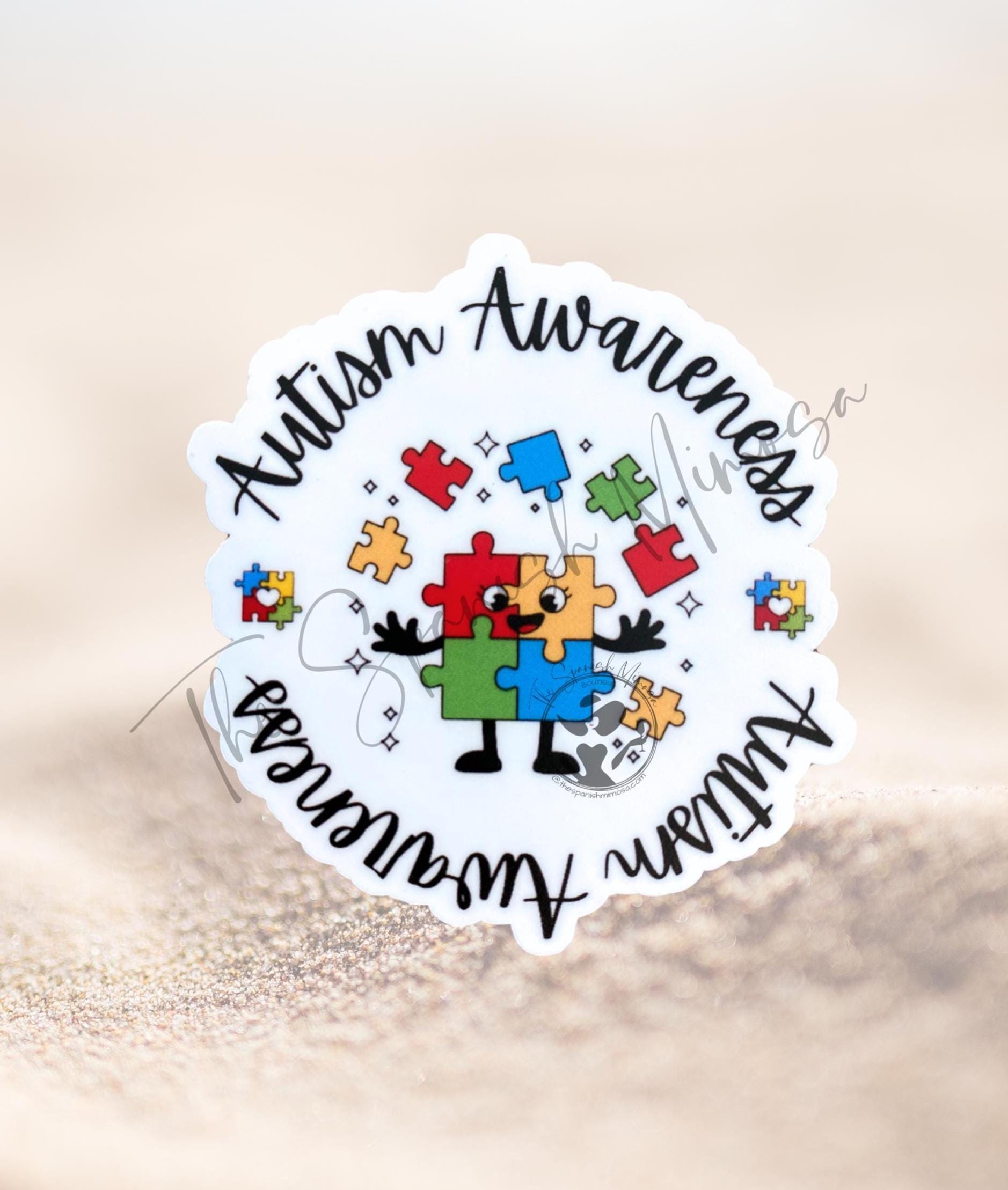Subtle Autism Sticker Autism Awareness Sticker – Subtle & Supportive Design | Matte Finish - Etsy