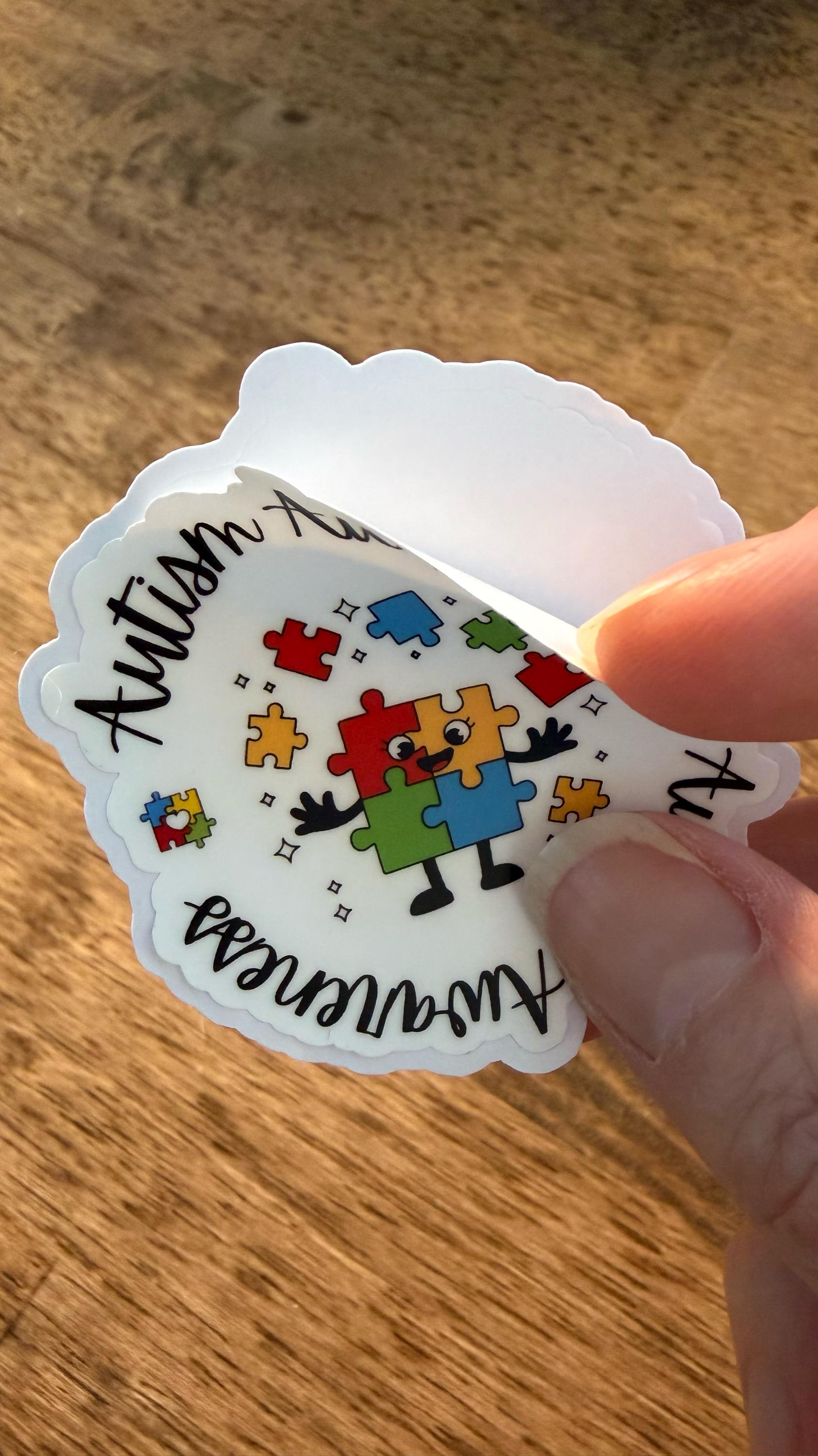 Subtle Autism Sticker Autism Awareness Sticker – Subtle & Supportive Design | Matte Finish - Etsy