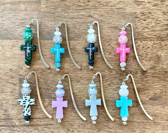 Cross Bookmark: Handmade Silicone Christian Religious Gift, Book Hook