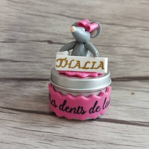 Milk teeth box, handmade in France, personalized with the child's first name image 3