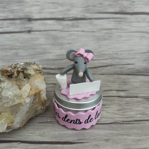 Boîte dents de lait, fait main en France, personnalisé au prénom de l'enfant image 4