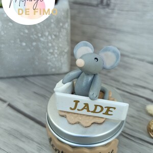 Milk teeth box, handmade in France, personalized with the child's first name image 2