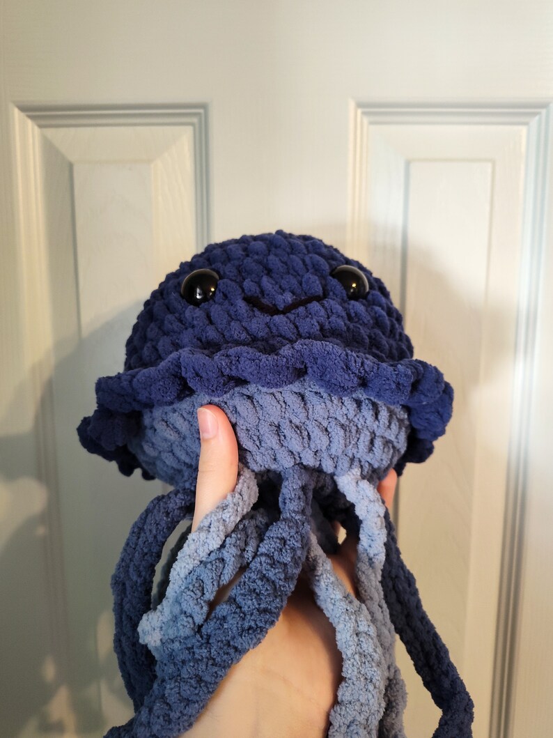 Jumbo Plush Jellyfish Crochet Jellyfish Stuffed Jellyfish Hand Made