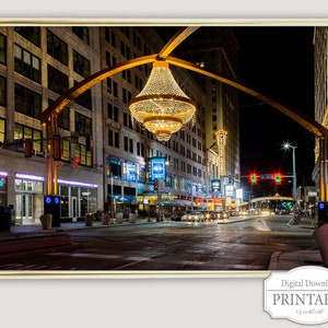 Cleveland Playhouse Square Digital Download, Playhouse Square Chandelier Download, Playhouse Square Printable Download