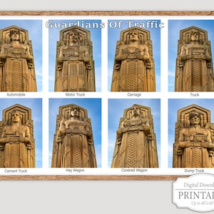 Guardians of Traffic Print Set: Cleveland Art (Digital Download)