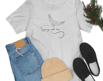 soar with him inspirational faith shirt