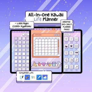 2025 Kawaii Planner - Etsy