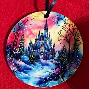 Castle - Christmas Ornament