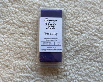 Serenity Wax Melt Bar: Fig, Birch, Chestnut Scent