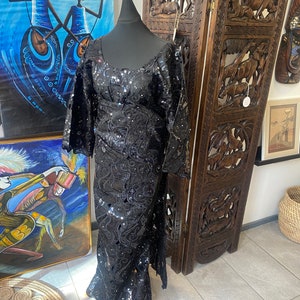Swiss lace african dress event/formal/engagement / wedding /African wear/ style Ito& buba Nigerian Lace dress/ embroidery sequins Swiss lace